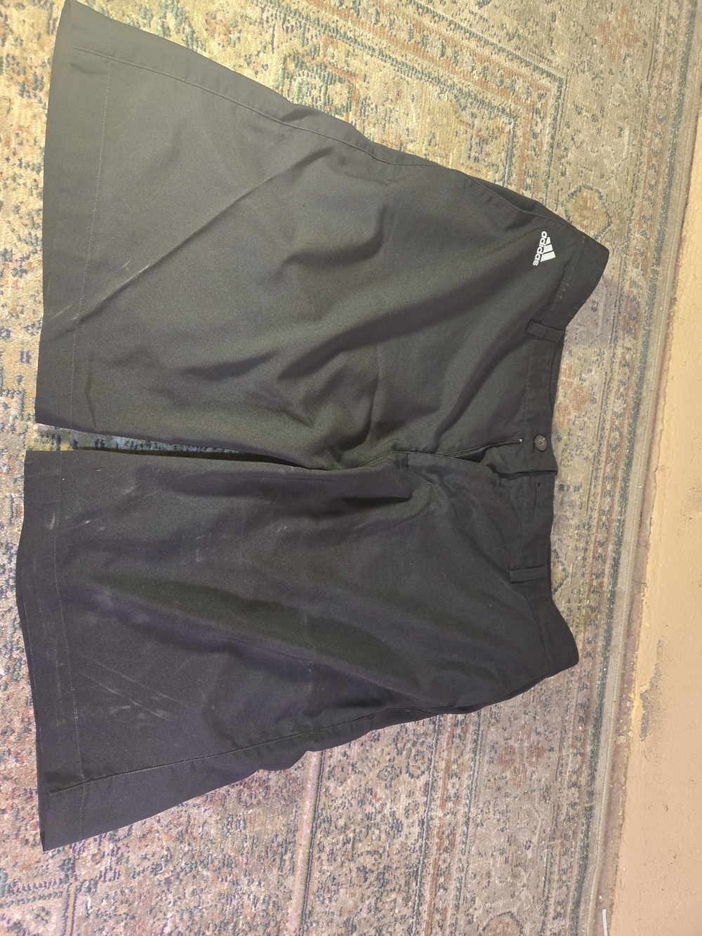 Adidas Climalite  Shorts Men’s Size 38   Pockets Color Black W/Logo- Lightweight